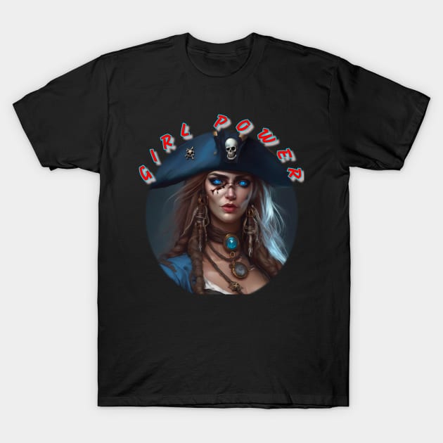 Cool pirate wench T-Shirt by sailorsam1805